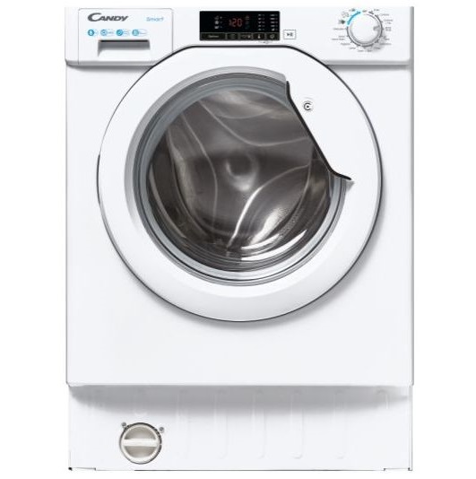 Candy 8KG Integrated Washing Machine | 1400 Spin | CBW48D1W4-80