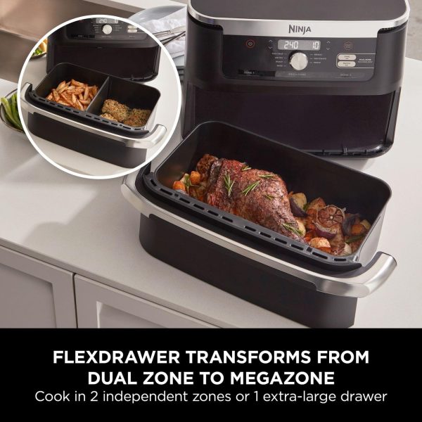 Ninja Foodi Flexdrawer Air Fryer | Dual Zone | 10.4 L | AF500UK