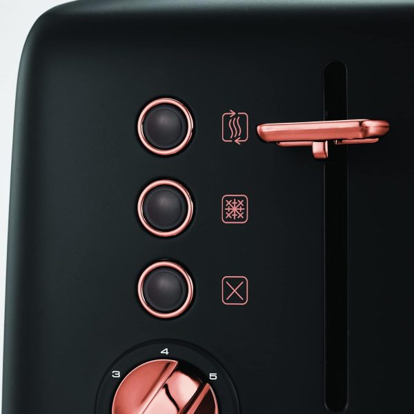 Morphy Richards Long Slot Toaster | 4 Slice | Rose Gold | 245036