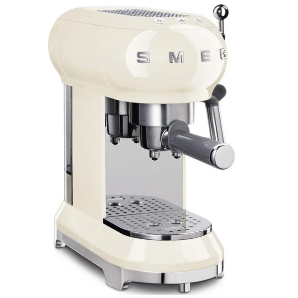 Smeg 50’s Style Espresso Coffee Machine | Cream | ECF01CRUK