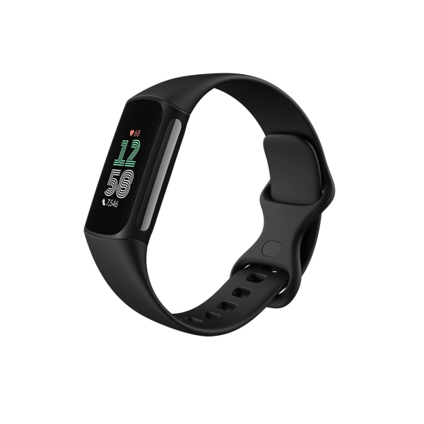 Fitbit Charge 6 Fitness Tracker | Obsidian Black | 79-GA05183-GB