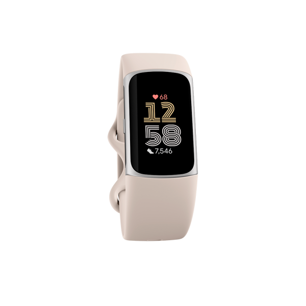 Fitbit Charge 6 Fitness Tracker | Porcelain Sliver | 79-GA05185-GB