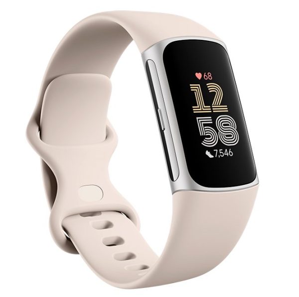 Fitbit Charge 6 Fitness Tracker | Porcelain Sliver | 79-GA05185-GB