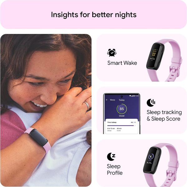 Fitbit Inspire 3 Activity Tracker | Lilac Bliss | FB424BKLV
