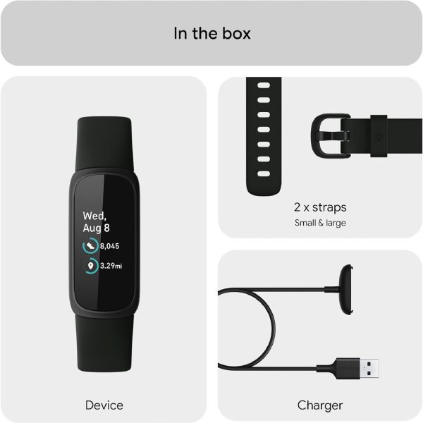 Fitbit Inspire 3 Activity Tracker | Midnight Black | FB424BKBK