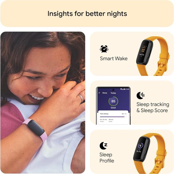 Fitbit Inspire 3 Activity Tracker | Morning Glow | FB424BKYW