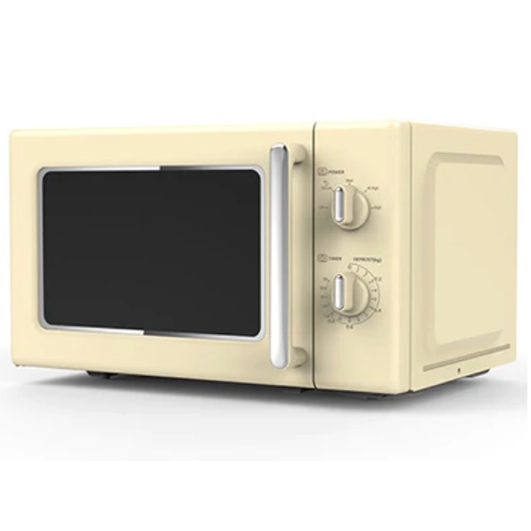 PowerPoint Retro Style Microwave | 700 Watt | Cream | PP22720MRCR