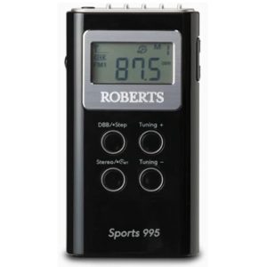 Roberts Personal 2 Band Radio | Black | SPORTS995