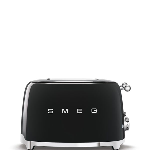Smeg 50’s Style Aesthetic Toaster | 4 Slice | Black | TSF03BLUK