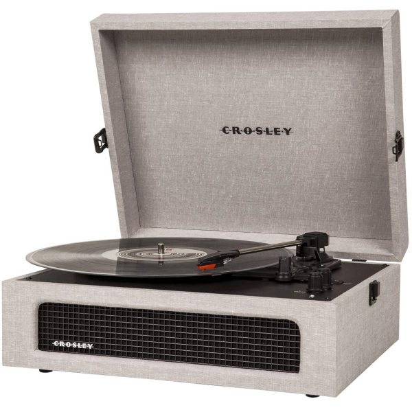 Crosley CR8017A Voyager Portable Turntable | Bluetooth | Grey | CR8017A-GY-A