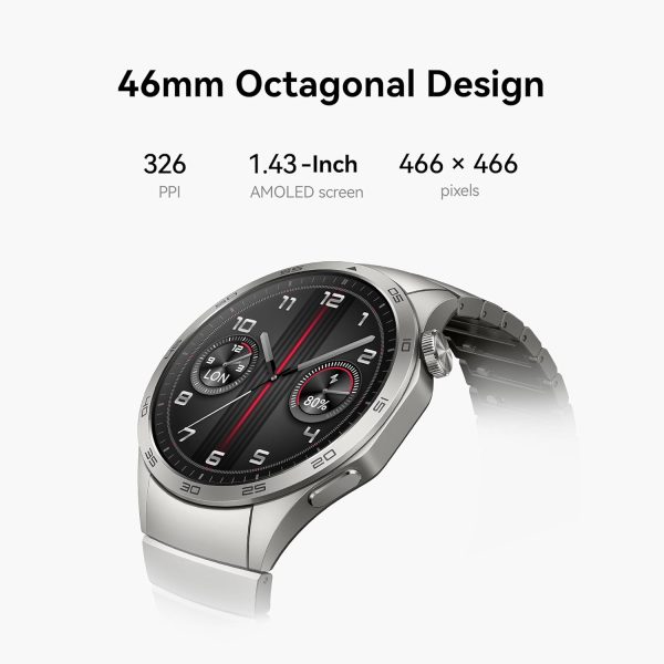 Huawei GT 4 Smartwatch | 46mm | Black | 55020BGS