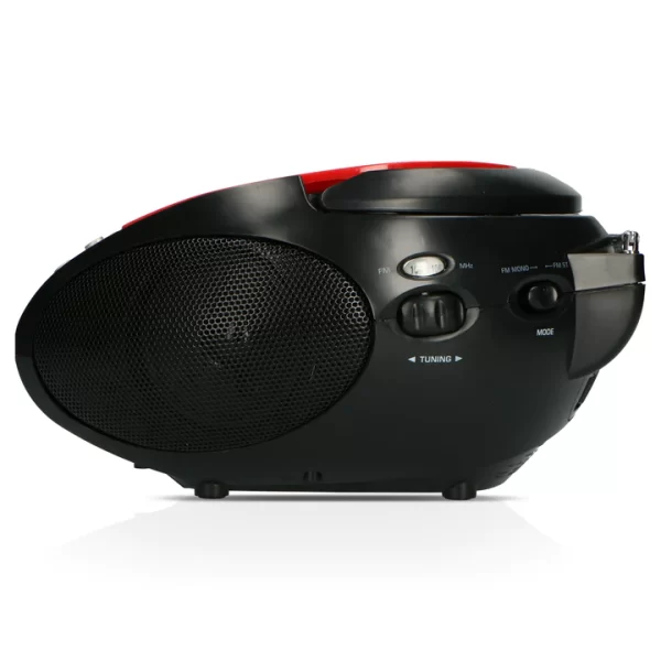 Lenco Portable FM Radio with CD | Red | SCD-24R