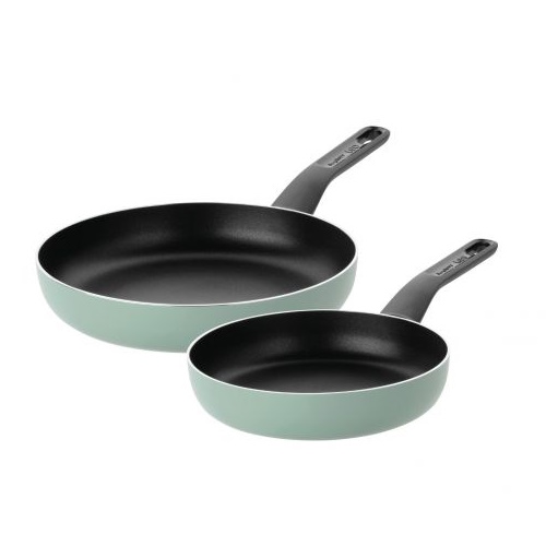 Berghoff Non-Stick Frying Pan Set | 2 Pc | Sage | 3950404