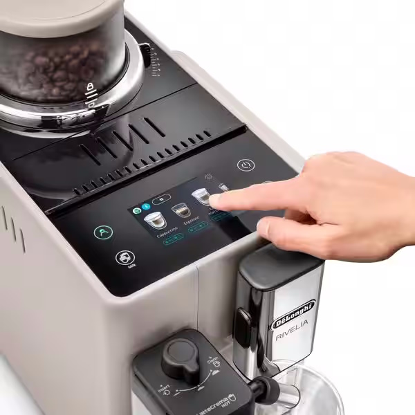 DeLonghi Rivelia Bean to Cup Coffee Machine | Beige | EXAM440.55.BG