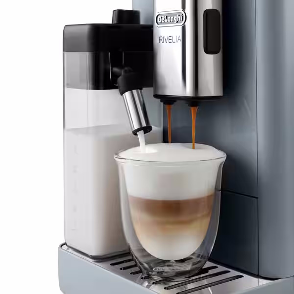 DeLonghi Rivelia Bean to Cup Coffee Machine | Grey | EXAM440.55.G