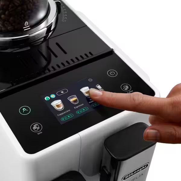 DeLonghi Rivelia Bean to Cup Coffee Machine | White | EXAM440.55.W