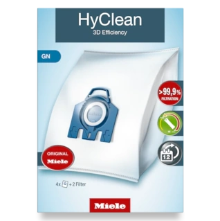 Miele HyClean 3D Efficiency GN Dustbags | 4 Pack