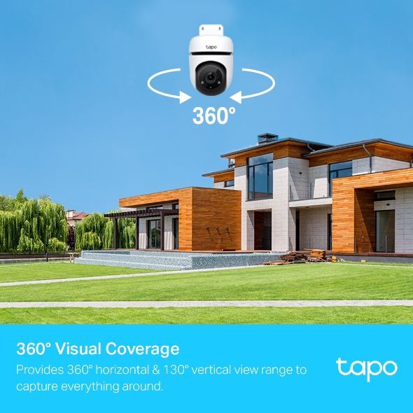 TP-Link Tapo Outdoor Security Camera | Pan & Tilt | TAPOC500
