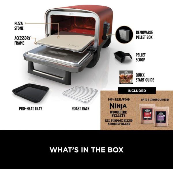Ninja Woodfire Electric Outdoor Pizza Oven | OO101UK