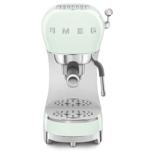 Smeg 50’s Style Espresso Coffee Machine | Pastel Green | ECF02PGUK