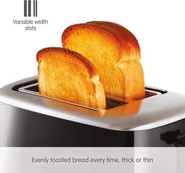 Morphy Richards Equip Toaster | 2 Slice | Black | 222064