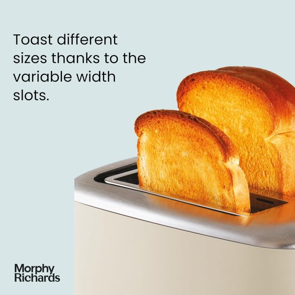 Morphy Richards Equip Toaster | 2 Slice | Cream | 222065