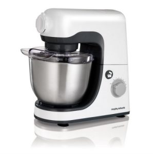 Morphy Richards Stand Mixer 800W 4L | Stainless Steel Mixing Bowl | White | 400023