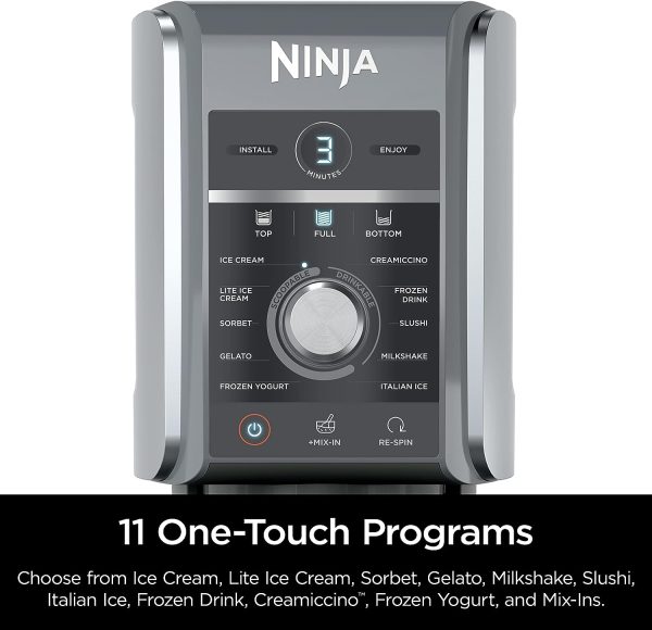 Ninja CREAMi Deluxe 10-in-1 Ice Cream and Frozen Drink Maker | NC501UK