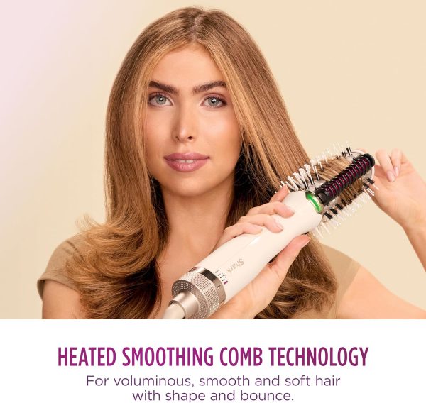 Shark SmoothStyle Heated Brush & Comb with Storage Bag | HT212UK