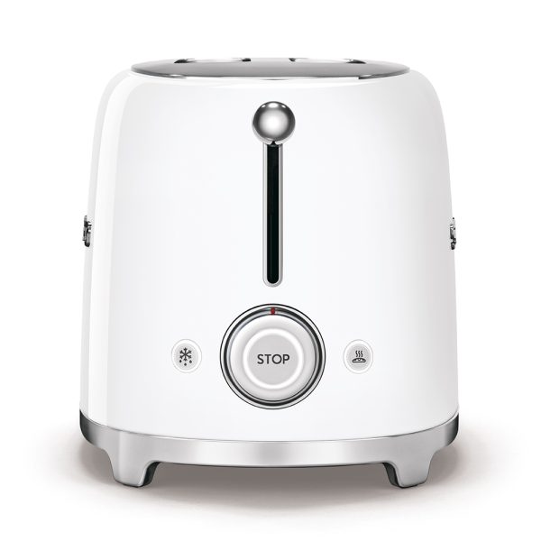 Smeg 50’s Style Aesthetic Toaster | 2 Slice | White | TSF01WHUK