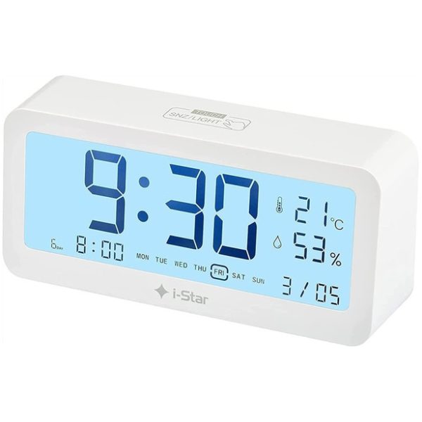 i-Star Alarm Clock with Temp | 90081PI/14