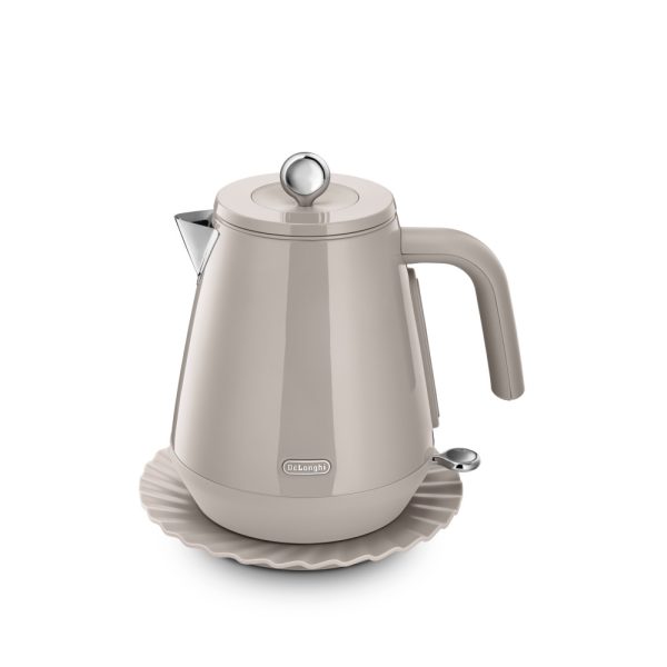 DeLonghi Eclettica Rapid Boil Kettle | Beige | KBY3001.BG