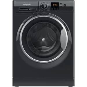Hotpoint 9Kg 1400 Spin Washing Machine | Black | NSWM945CBSUKN