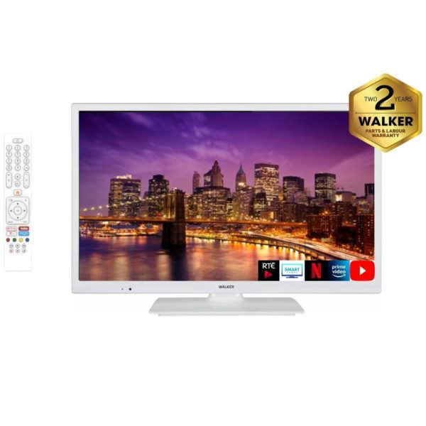 Walker 24″ Smart Television | White | WPS24231WH