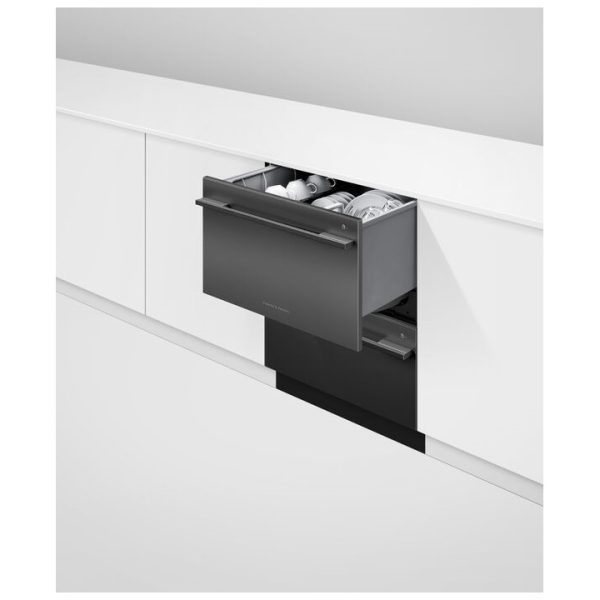 Fisher Paykel Double DishDrawer™ Dishwasher | Black SS | DD60DDFHB9