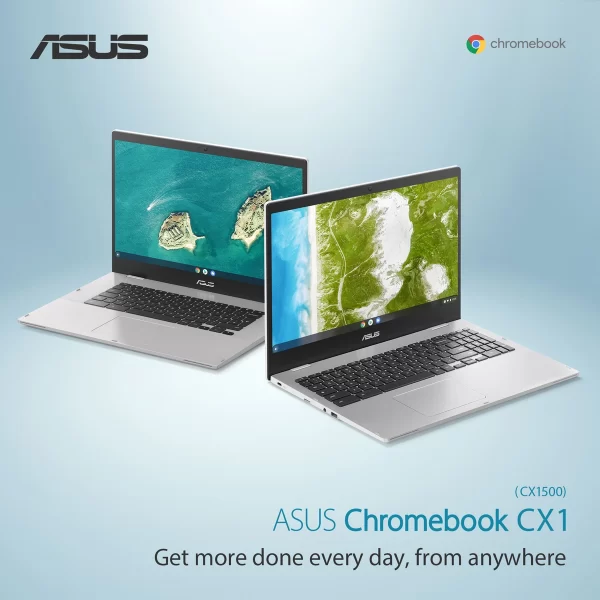 Asus Chromebook 15.6″ Laptop | Intel Pentium Silver | 8GB Ram | 128GB SSD | CX1500CKA-NJ0473