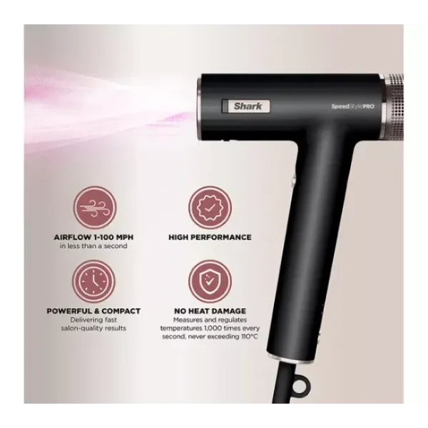 Shark SpeedStyle Pro 3-in-1 Hair Dryer System | HD731UK