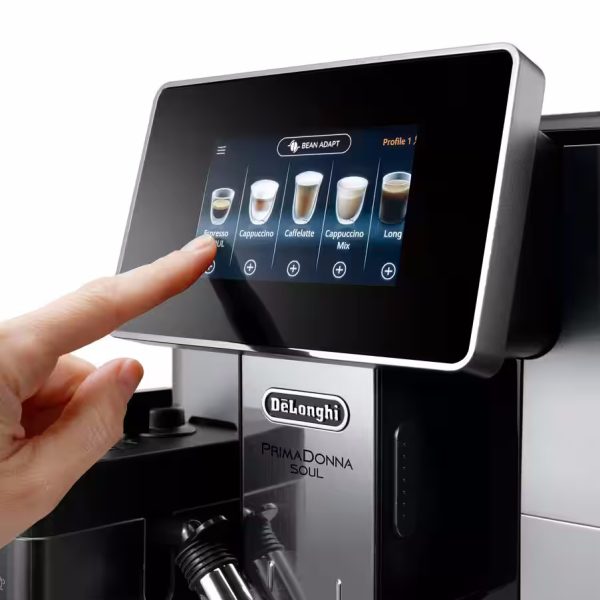 DeLonghi PrimaDonna Soul Coffee Machine | ECAM610.55.SB