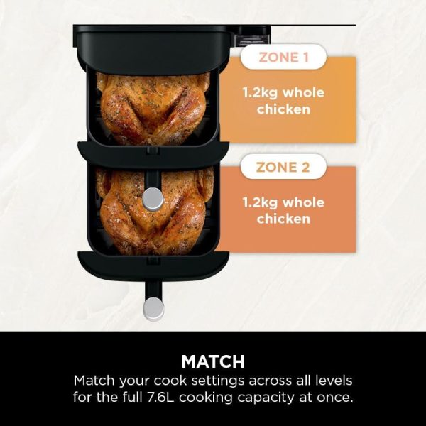 Ninja Double Stack Air Fryer | 7.6L | SL300UK