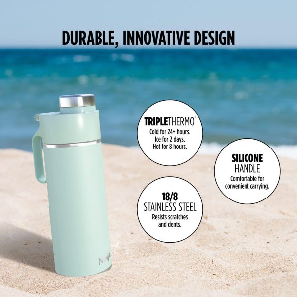 Ninja Thirsti 530ml Travel Bottle | Mint | DW1801EUUKMT