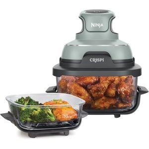 Ninja CRISPi 4-in-1 Portable Glass Air Fryer | FN101UKSG Ninja CRISPi 4-in-1 Portable Glass Air Fryer | FN101UKSG