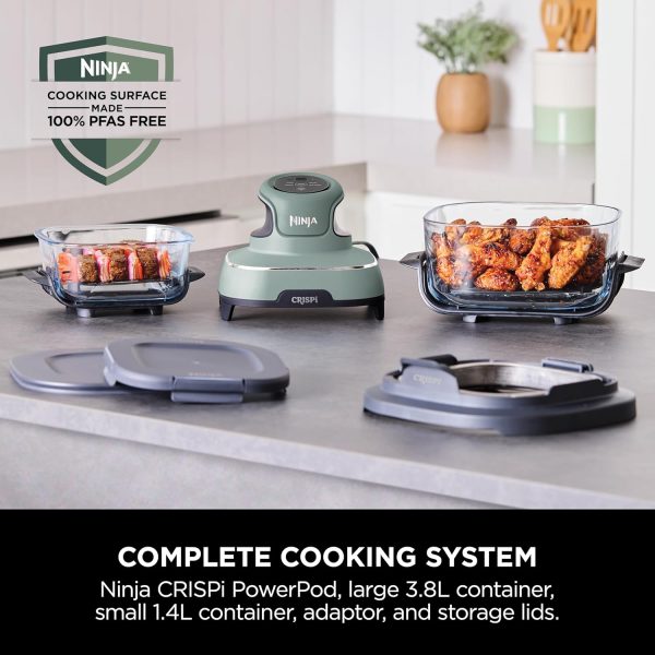 Ninja CRISPi 4-in-1 Portable Glass Air Fryer | FN101UKSG