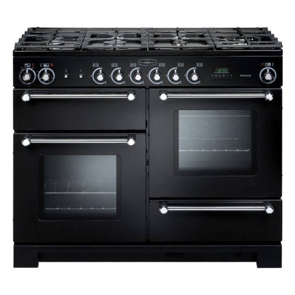 Rangemaster Kitchener 110 Dual Fual Range Cooker | KCH110DFFBL/C