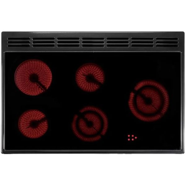 Rangemaster Kitchener 90 Ceramic Range Cooker | KCH90ECBL/C