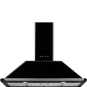Smeg Victoria 110CM Chimney Cooker Hood | Black | KT110BLE Smeg Victoria 110CM Chimney Cooker Hood | Black | KT110BLE