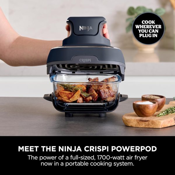 Ninja CRISPi 4-in-1 Portable Glass Air Fryer | FN101UK