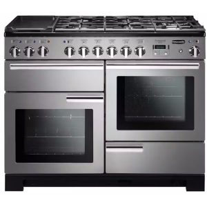Rangemaster Professional Deluxe 110cm Dual Fuel Range Cooker | PDL110DFFSS/C | Stainless Steel Rangemaster Professional Deluxe 110cm Dual Fuel Range Cooker | PDL110DFFSS/C | Stainless Steel