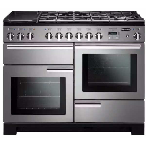 Rangemaster Professional Deluxe 110cm Dual Fuel Range Cooker | PDL110DFFSS/C | Stainless Steel