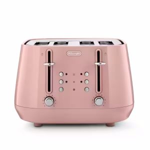 DeLonghi Etlettica 4 Slice Toaster | Pink | CTY4003.PK