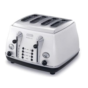 DeLonghi Icona Micalite Toaster | White | CTOM4003W
